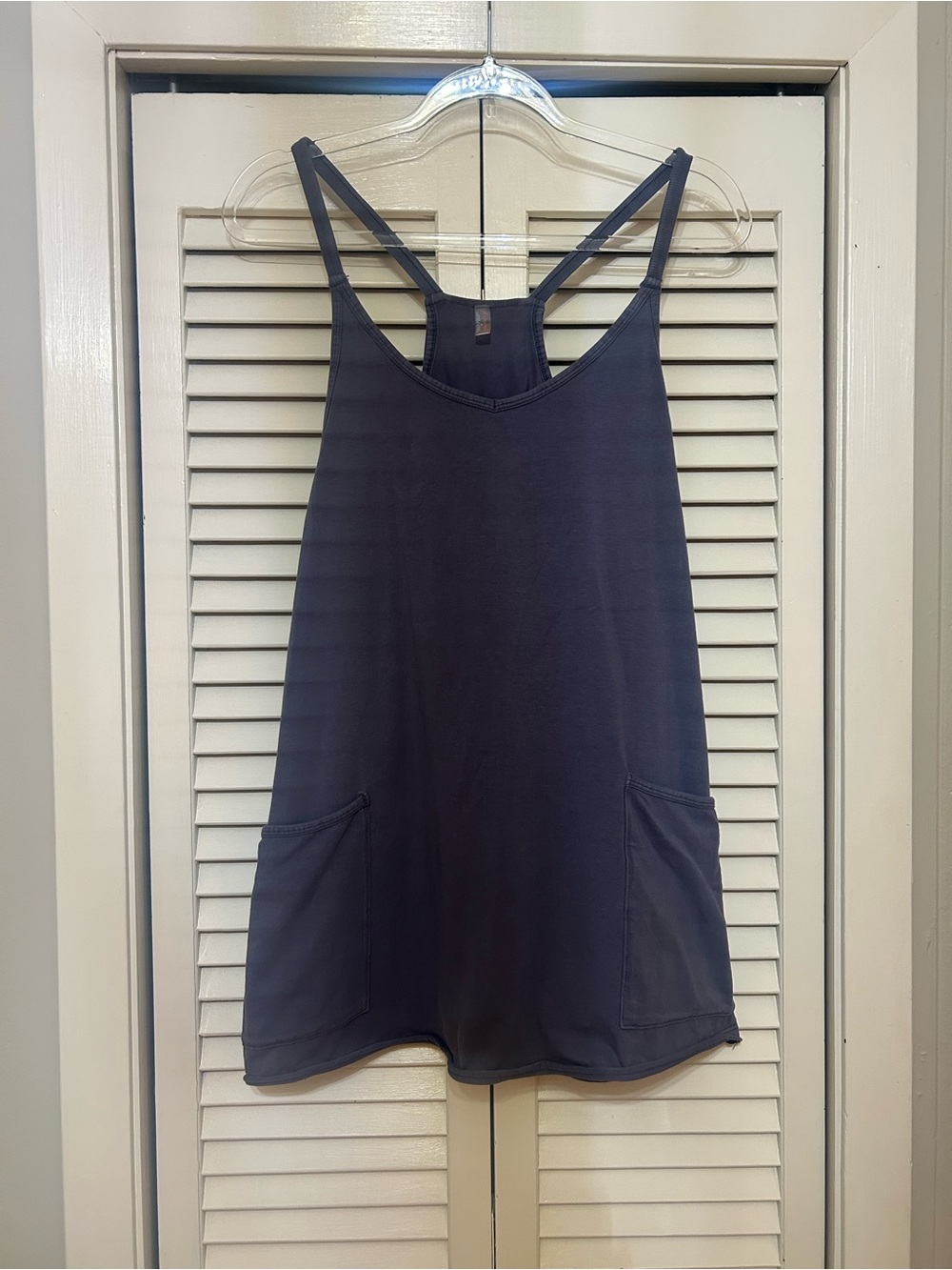 Free People Movement Hot Shot Mini Dress Navy